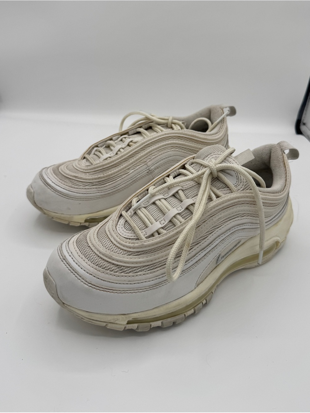 Nike Air Max 97 Sail Light Cream White Women’s Size 8 Sneakers 921733-100